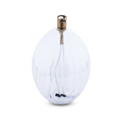 Olielamp Ovalis elegant brass L
