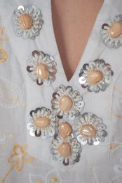 Dress Lia white shell