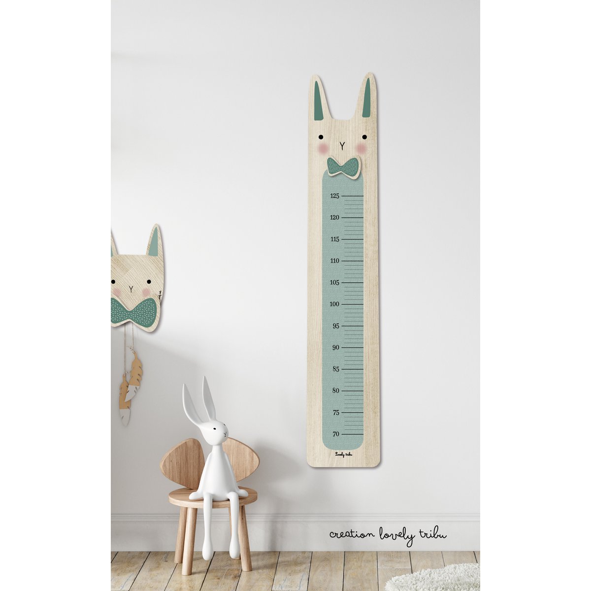Höhentabelle aus Holz