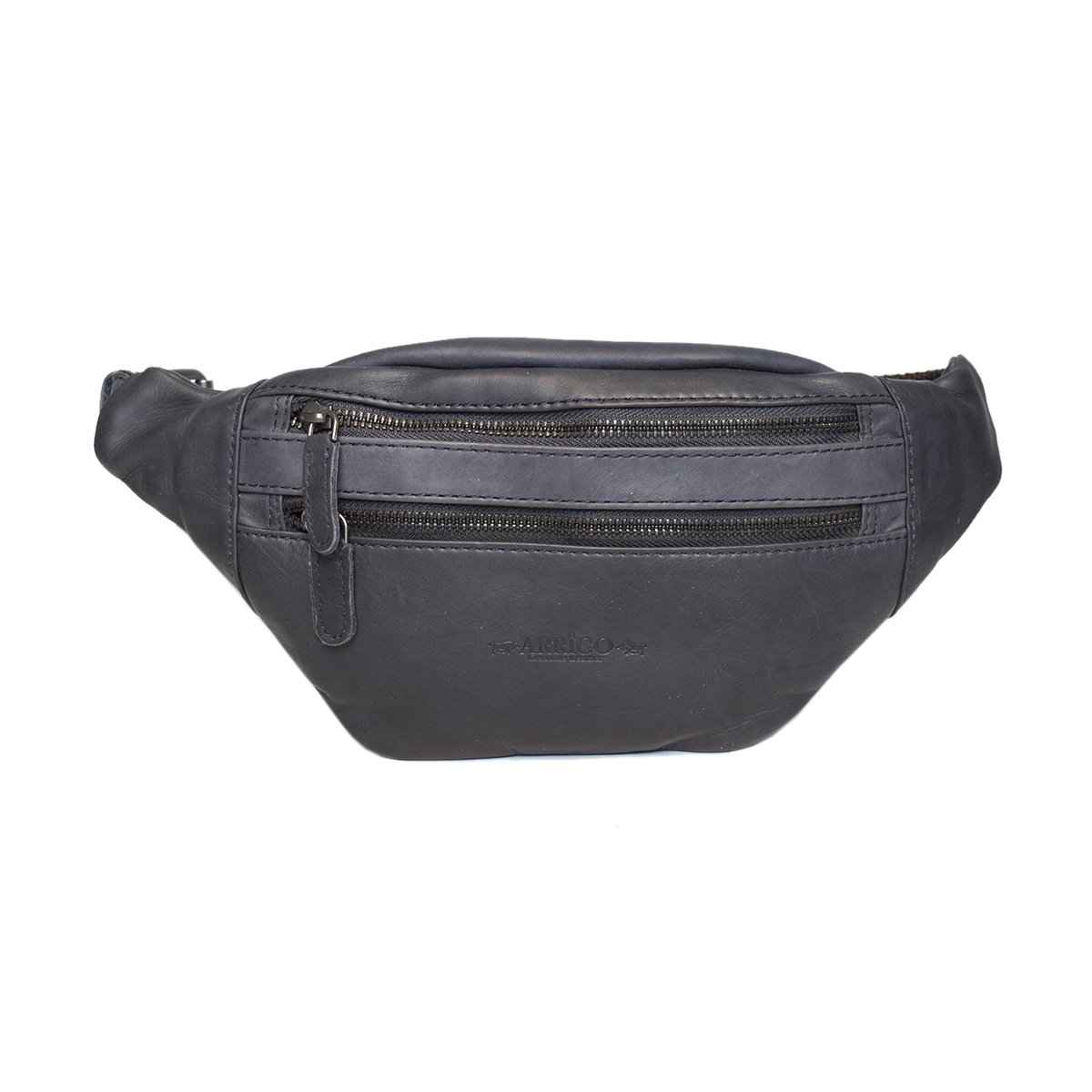 Taljetaske Læder - Fanny Pack Læder - Pouch Taske i 6 farver læder - Læder Belly Bag - Unisex model