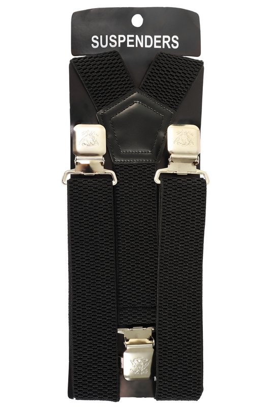 Braces, 120 cm, elastic, black