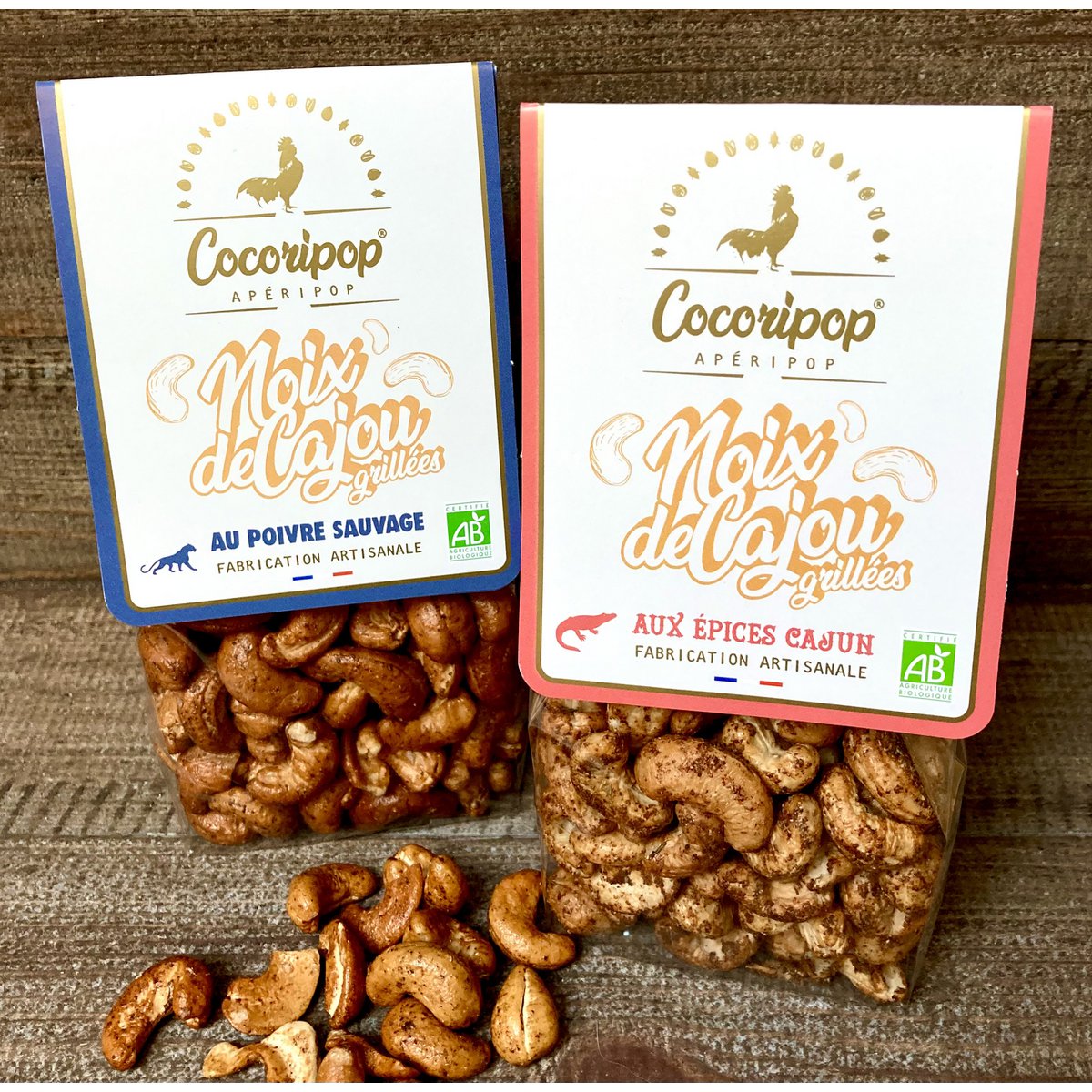 Aperipop Geroosterde cashewnoten met wilde peper