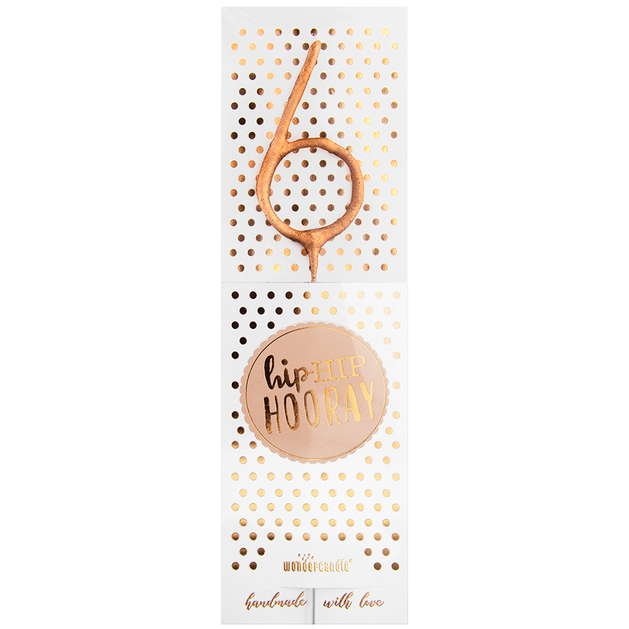 Hiphip hooray Roségold 290 Sortiment 144 Wondercandle® classic