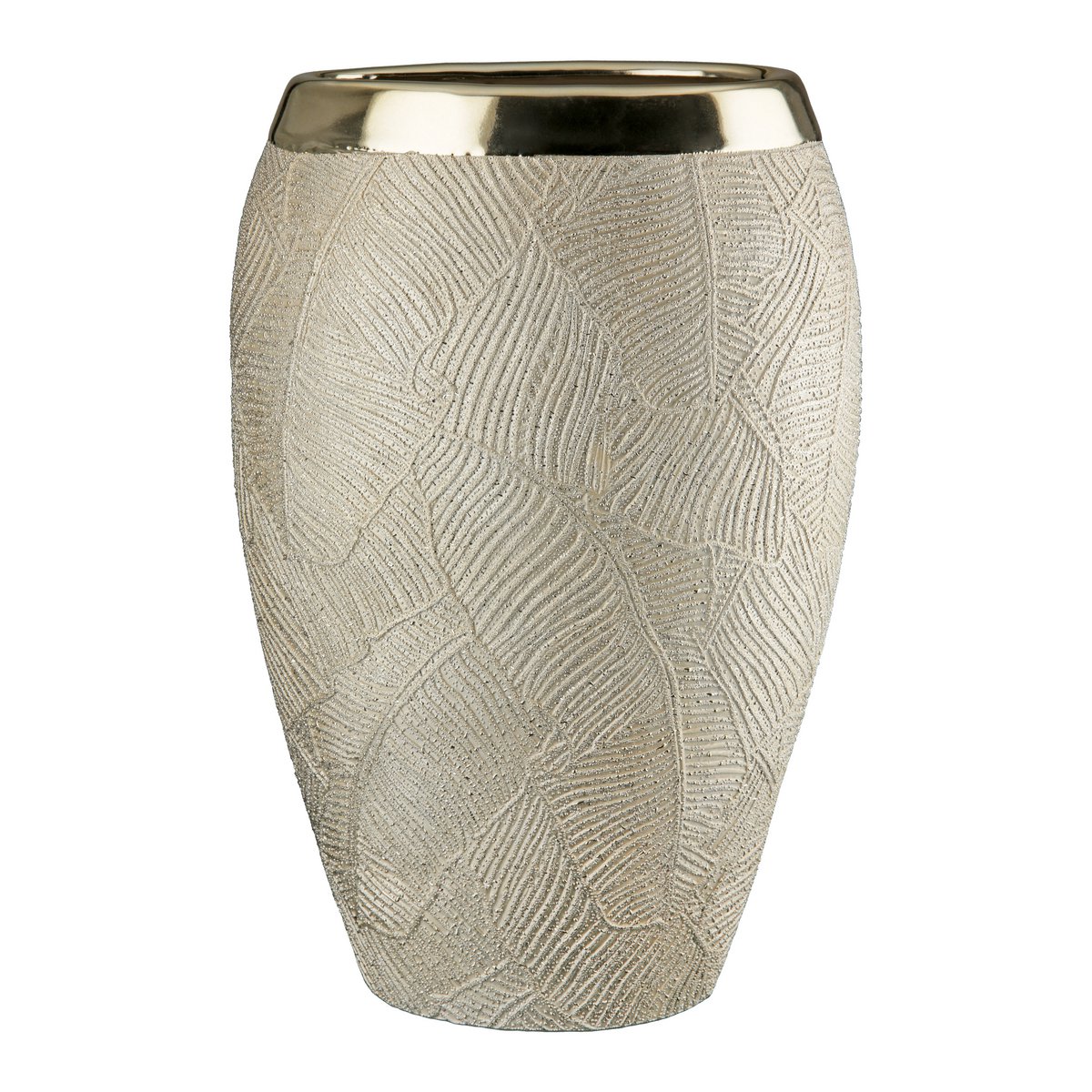 Vaso largo in ceramica "Cascade"