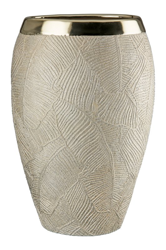 Vaso largo in ceramica "Cascade"