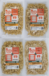 Klokken 4: Hjemmelavet pasta, makaroni, penne, skaller, 4x500 gram (4,95 EUR pr. 500 gram)