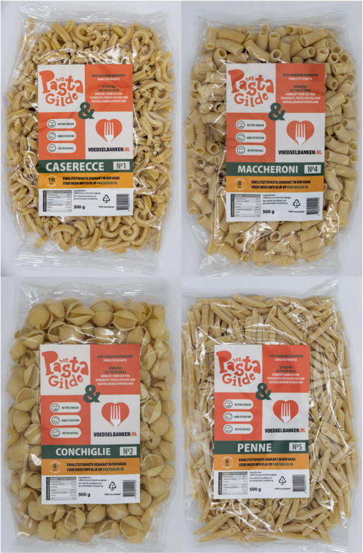 At 4 o'clock: Homemade pasta, Macaroni, Penne, Shells, 4x500 gram (4.95 EUR per 500 gram)