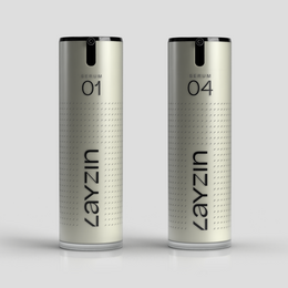 Two silver cylindrical bottles labeled "Serum 01" and "Serum 04" from the Essential Care DUO product line. The bottles appear to be face serums.
The product description for the Essential Care DUO - SERUM 01 and SERUM 04 face serums includes the following key details:
- Colors: Silver cylindrical bottles
- Materials: Metal/aluminum bottles
- Style: Minimalist, modern design
- Shape: Cylindrical, tall bottles
- Product details: Face serums, 30ml and travel size variants available
This information should provide enough context for a semantic search related to the product, such as "essential care duo face serum" or "serum 01 serum 04".