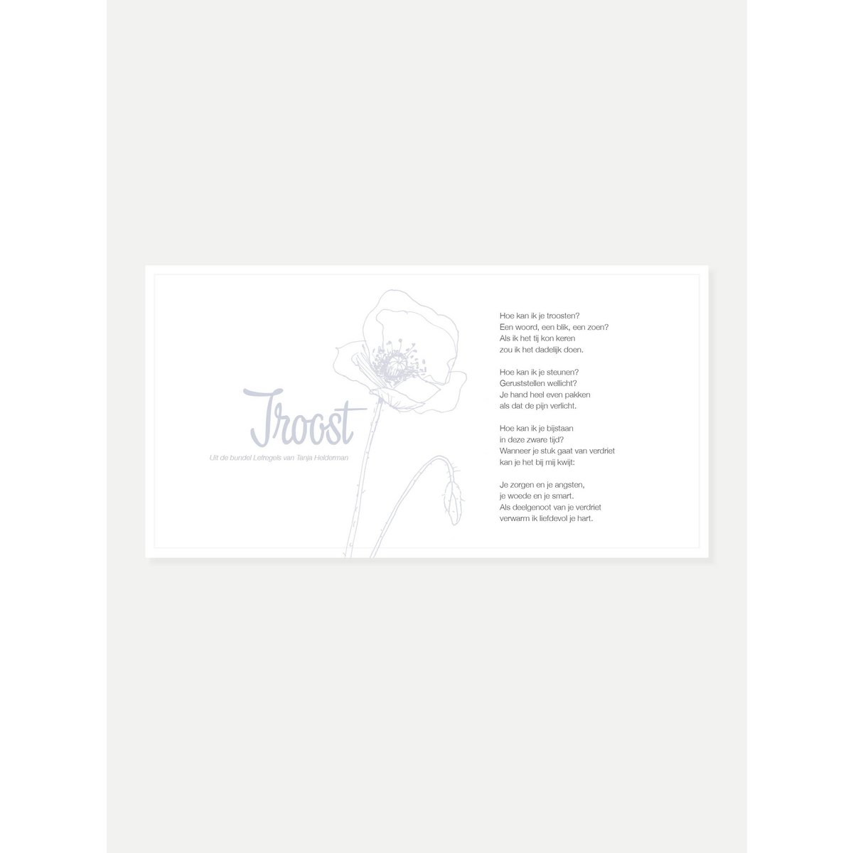 Cadeaudoosje Troost zaaien