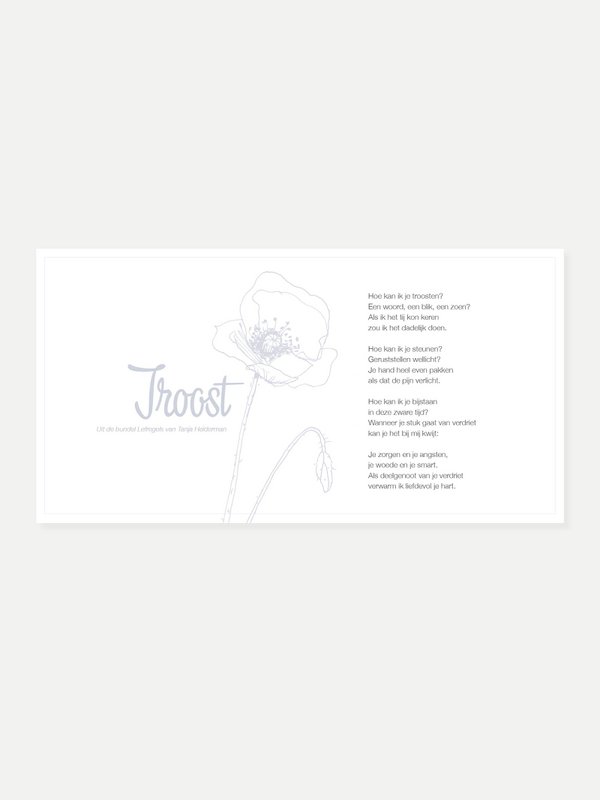 Cadeaudoosje Troost zaaien