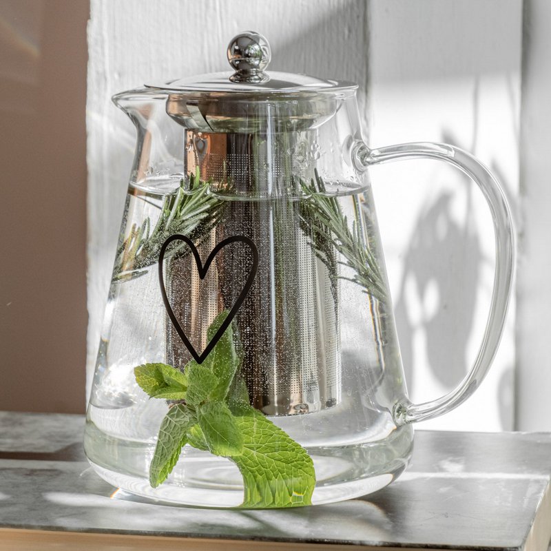 Theepot hart (VE = 4 stuks)