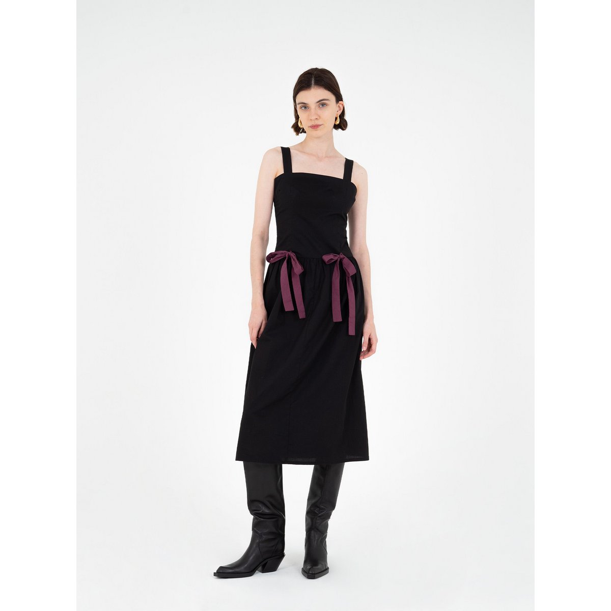 Kind Black Midi Dress