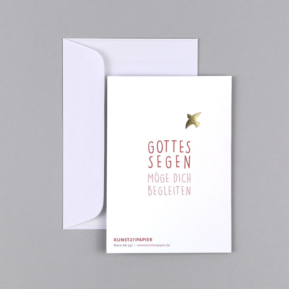 Glückwunschkarte Kommunion Konfirmation Taufe Kelch Punkte Marie