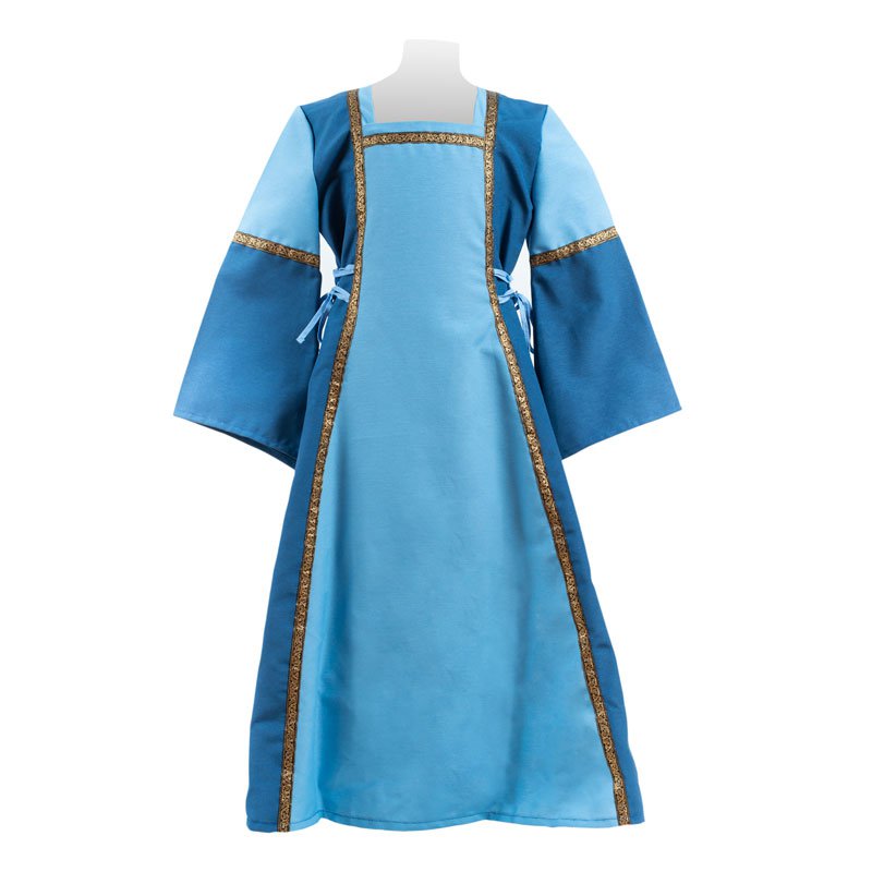 VESTIDO DE SEÑORA AZUL