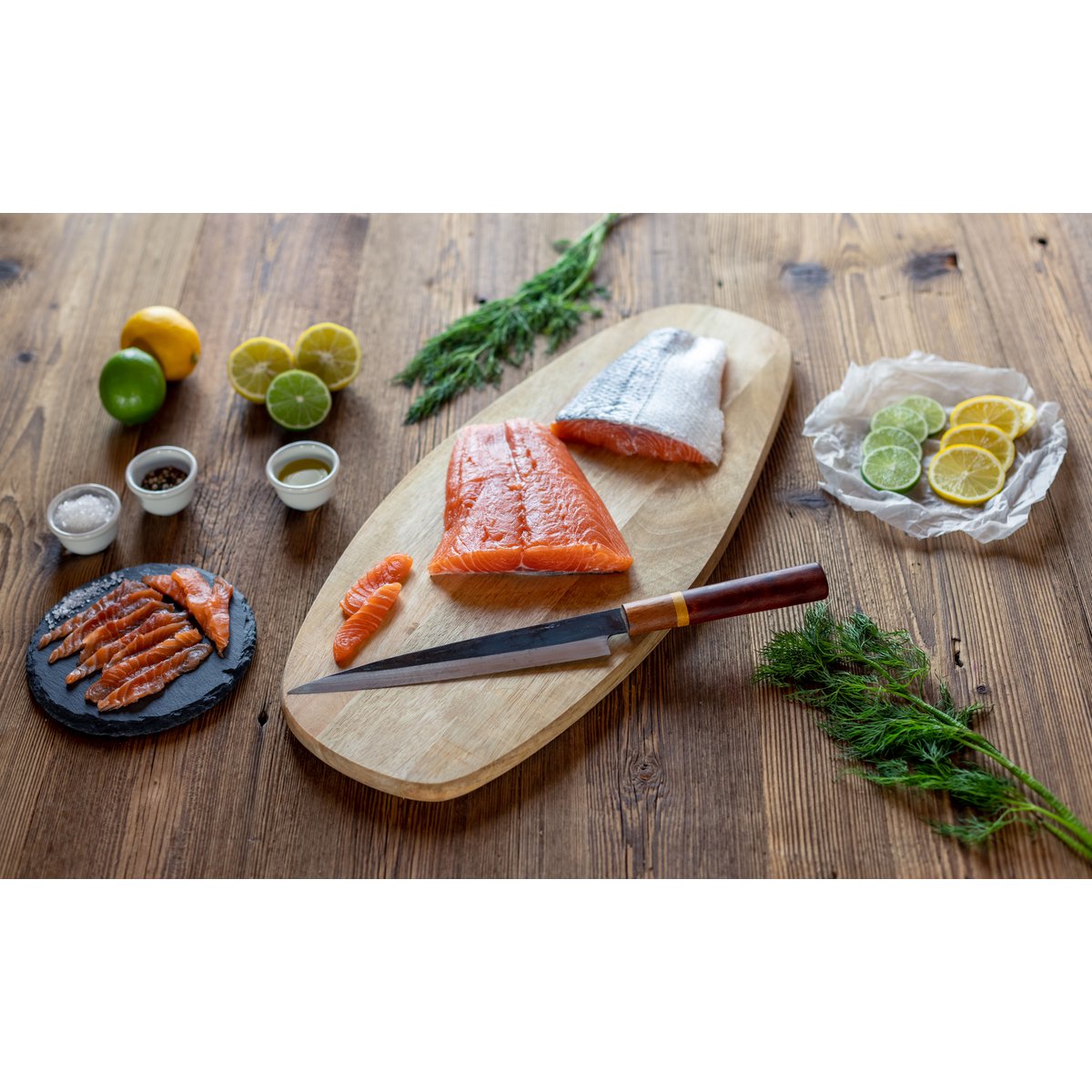 VIET FUSION Cuchillo de cocina asiático MANG, longitud de la hoja 21,5 cm