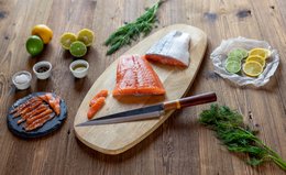 VIET FUSION Cuchillo de cocina asiático MANG, longitud de la hoja 21,5 cm