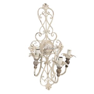 Wandlampe 40x29x70 cm weiße Eisenwandlampe