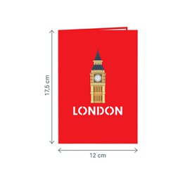 Pop-upkaart van Londen