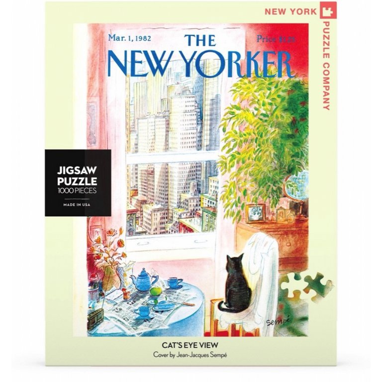 New York Puzzle Company Puzzel Cat's Eye View - 1000 stukjes