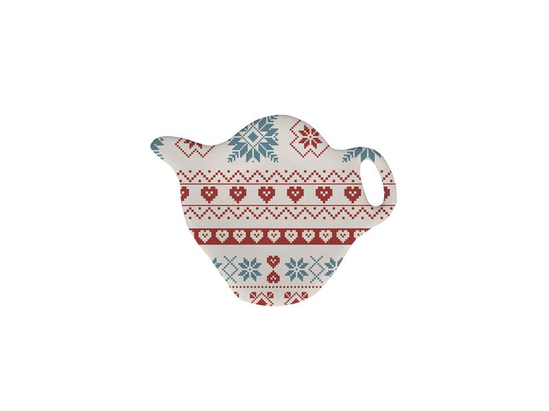 Porta bolsitas de té de porcelana Hygge Holidays Isabelle Rose