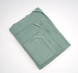 Kleines Gästehandtuch aus Musselin (3er Set)