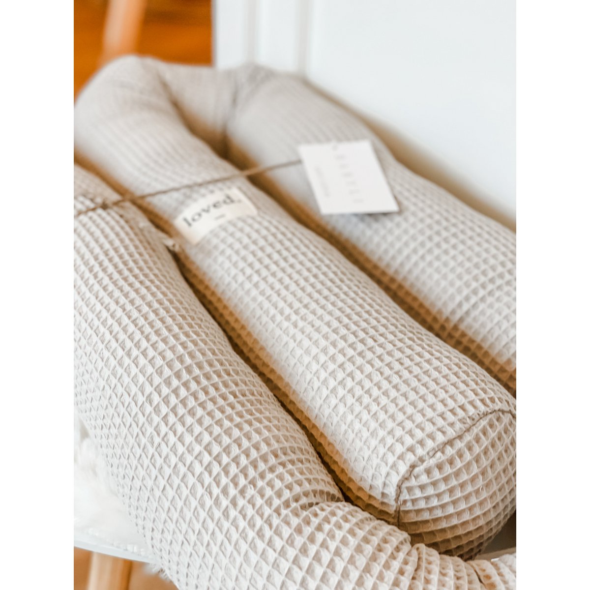 Cama cama serpiente borde arena waffle lpique