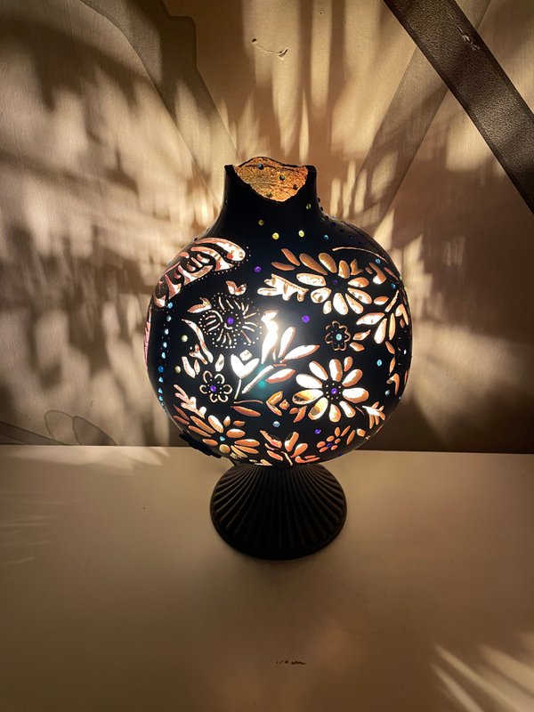 Lampa Z Tykwy - Wiosna