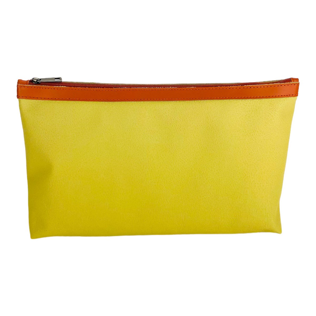 RB1024AM | Borsa Donna a Mano in Vera Pelle Made in Italy con tracolla removibile. Sacca grande interna estraibile. Accessori Canna di Fucile Lucido - Colore Paprika - Dimensioni: cm 48x31x11