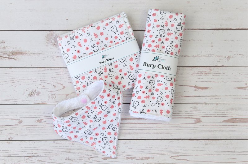 Nouveau coffret cadeau bébé, coffret cadeau Eco, bavoir bébé, lingettes bébé réutilisables, chiffon rot, cadeau nouvelle maman, bavoir dribble