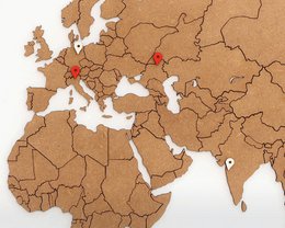 Carte du monde en bois - True Puzzle