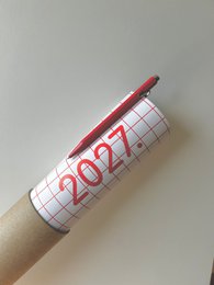 Planificador anual 2027, calendario a cuadros, calendario de pared 2027, calendario verde, calendario grande