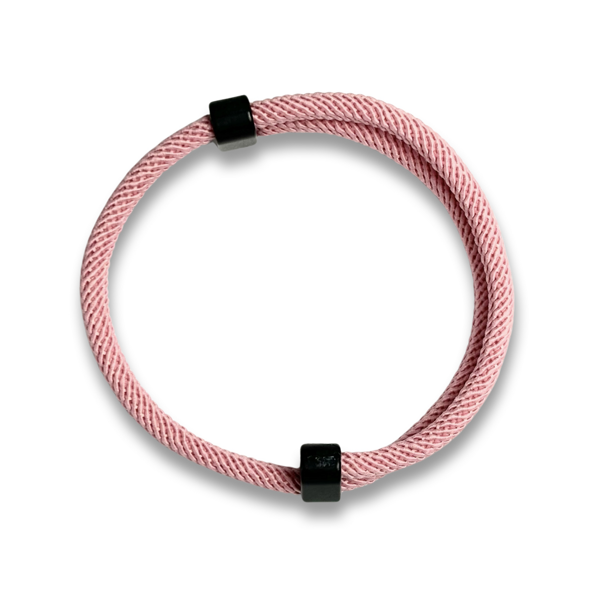 Roze touw armband
