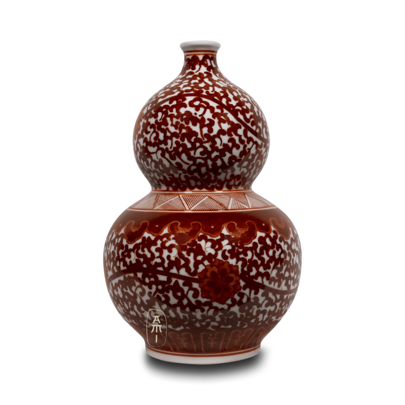 florero de calabaza de flor de rosa famille