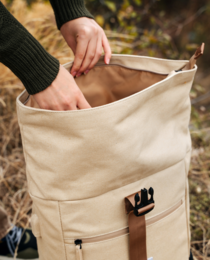 Sac à dos imperméable en chanvre Polar Explorer - Beige