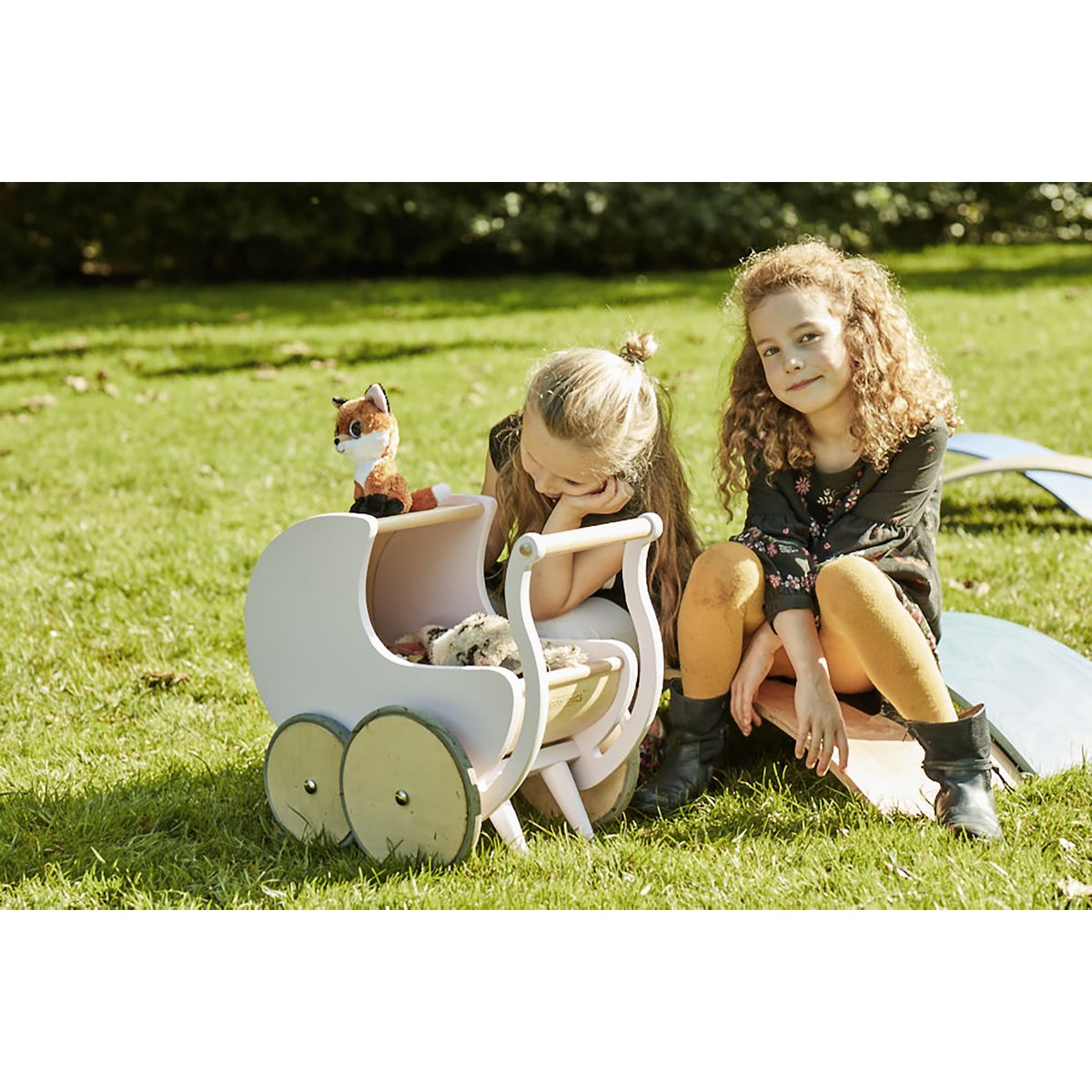 Landau de poupée Kinderfeets blanc