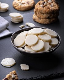 Weiße Schokodrops | Ohne Zuckerzusatz | 300g