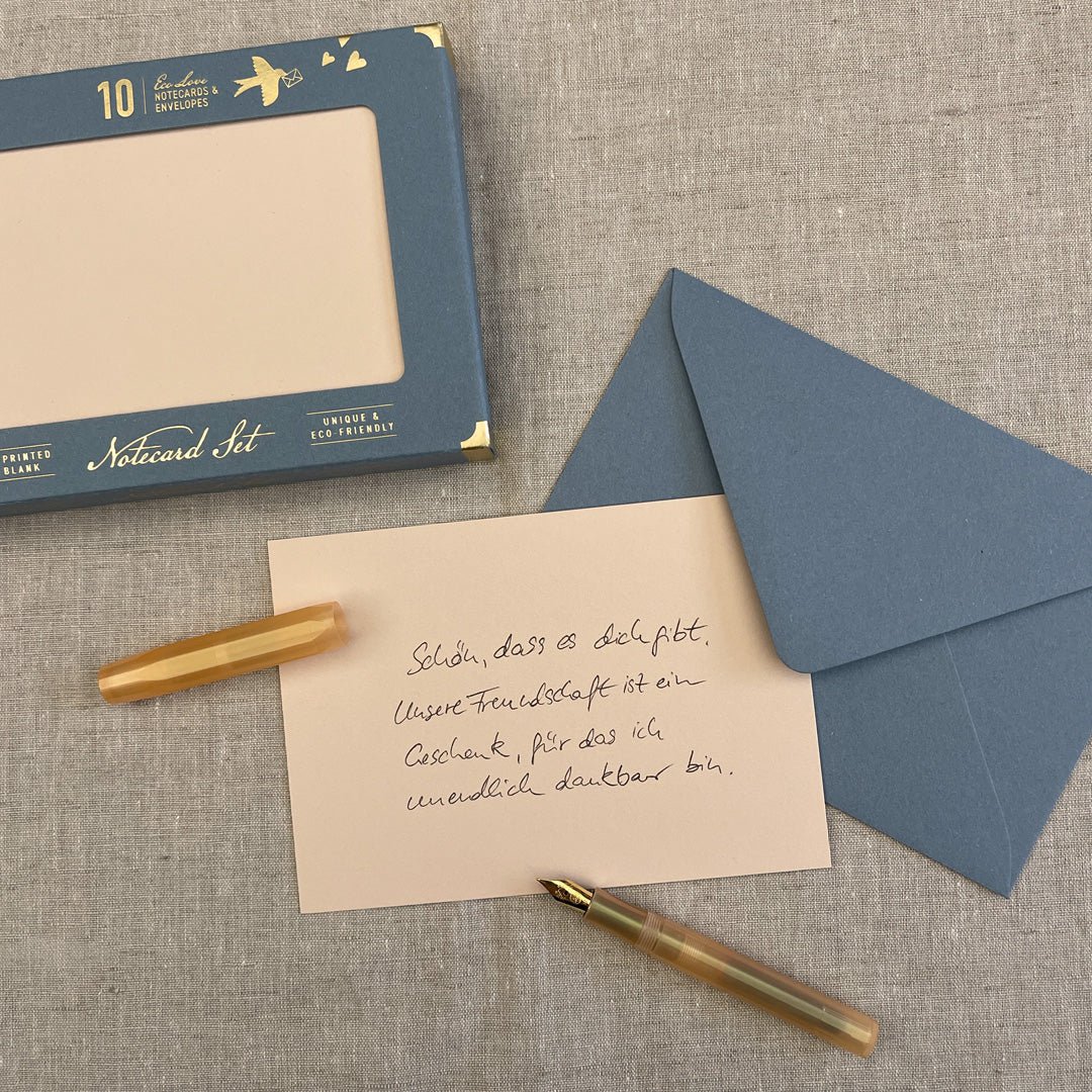 Notecard Set / Blanko / Pale Blush / Sustainable