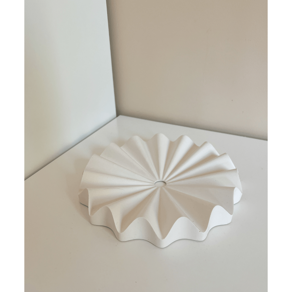 Plateau Ripple Blanc