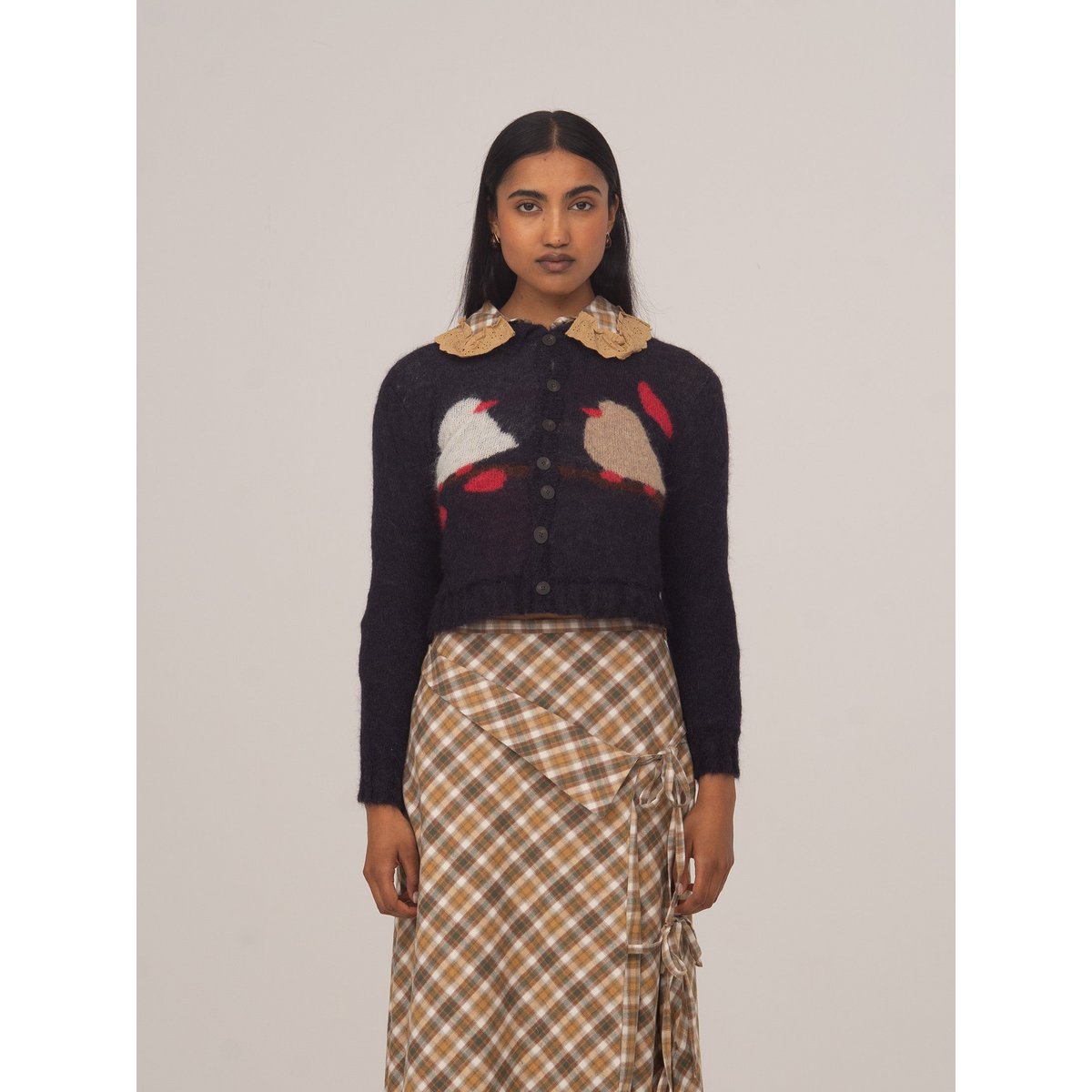 Cardigan in maglia Carolina Bird