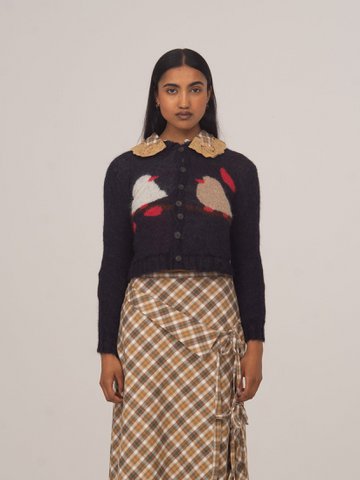 Carolina Bird Knit Cardigan