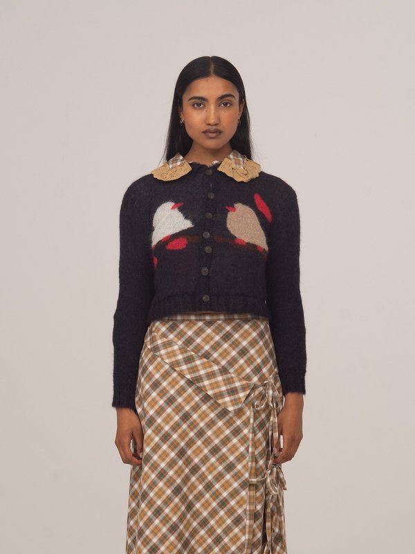 Cardigan in maglia Carolina Bird