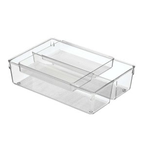 iDesign - Linus Lade Organiser Set van 2 Stuks - Transparant