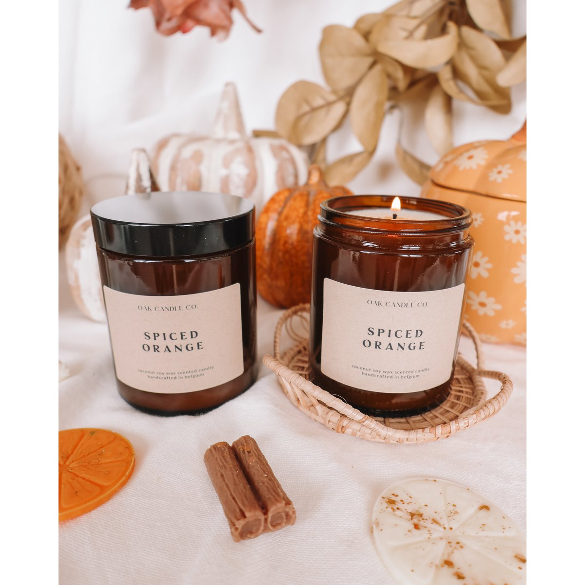 Spiced Orange Amber Jar Candle