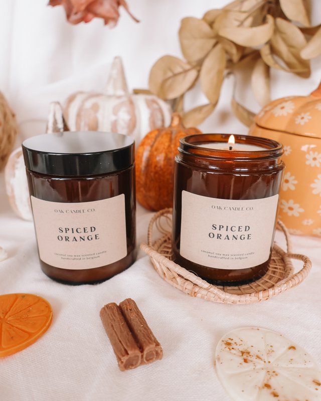 Spiced Orange Amber Jar Candle
