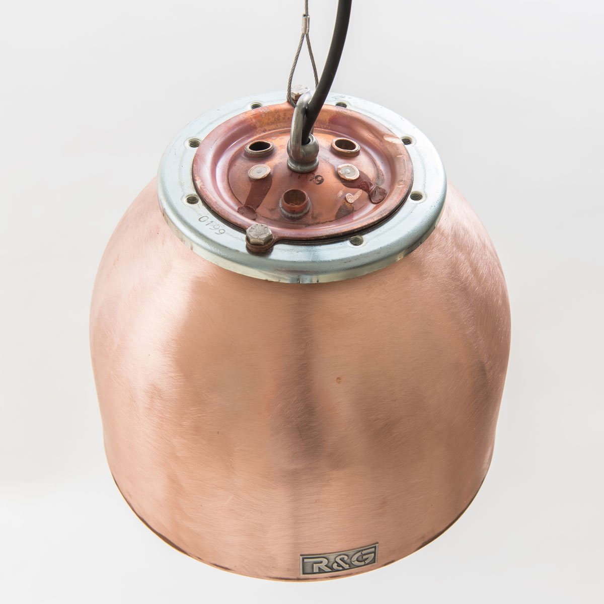 Kupfer Hängelampe "Flansch M"