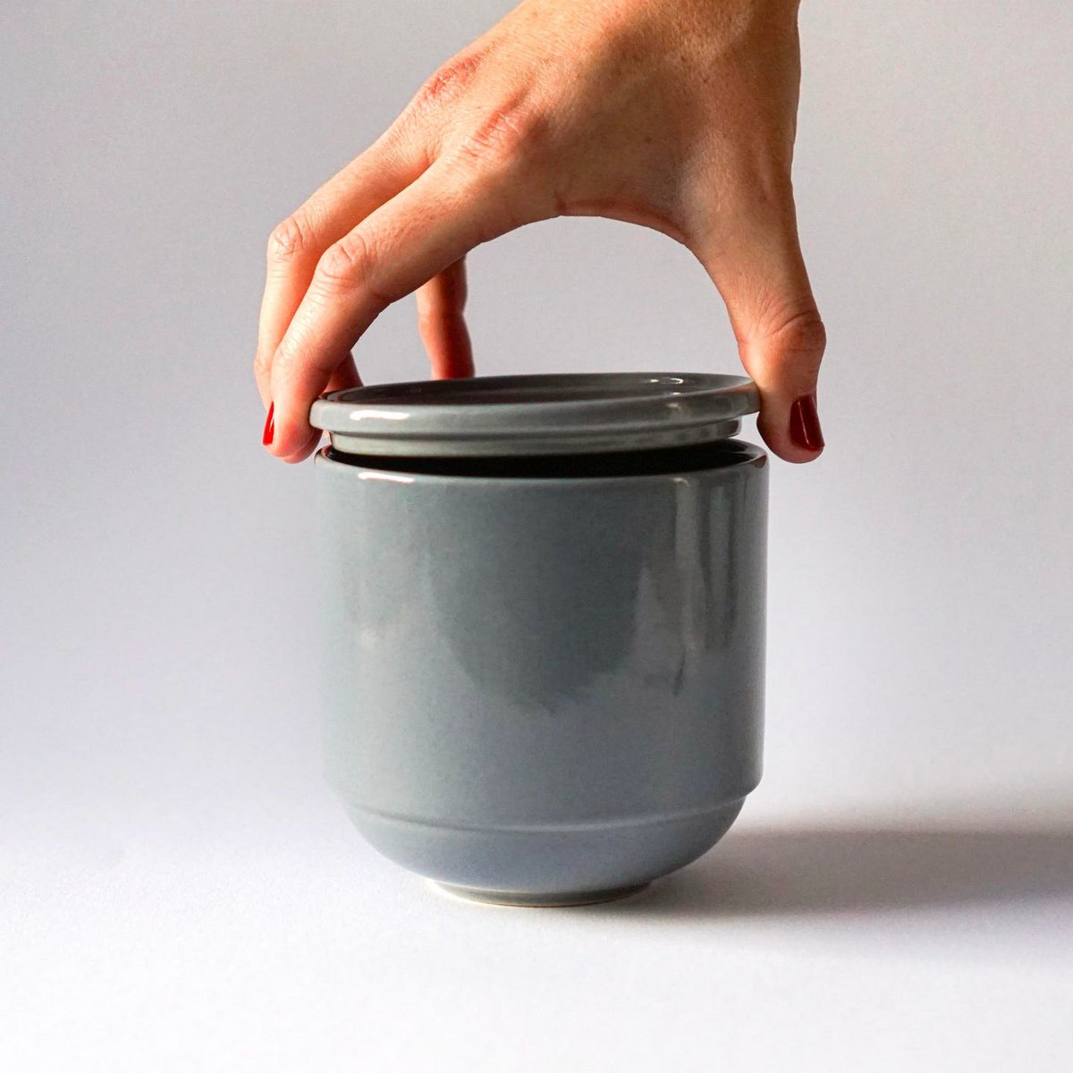 Large mug Mox Mathilde - fjord blue - 500ml - without lid