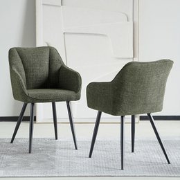 Sienna Garden Dining Stoelen [set van 2] [Linnenstof]