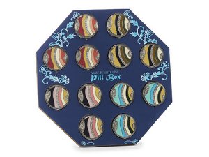 Pillendose bundle round, Ø 5cm