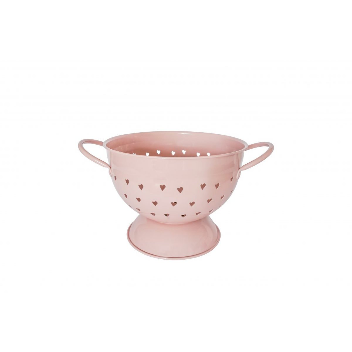 Różowy durszlak z sercami 21 cm Isabelle Rose