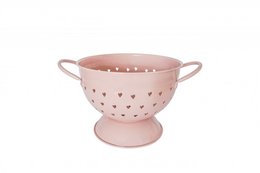 Colador rosa con corazones 21 cm Isabelle Rose